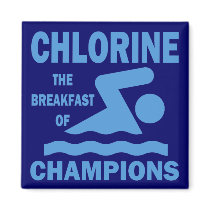 Chlorine The Breakfast of Champions Refrigerator Magnet