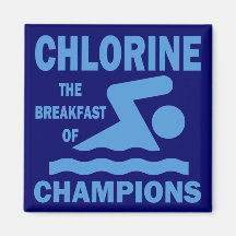 Chlorine The Breakfast of Champions Refrigerator Magnet
