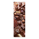 choco bookmark chocolate business cards
