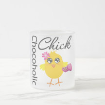 Chocoholic Chick Coffee Mugs