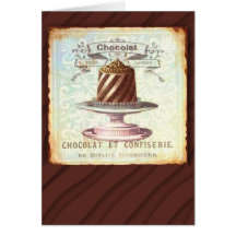 Chocolat et Confiserie Vintage Label Cards