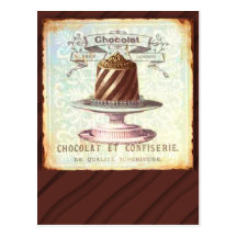 Chocolat et Confiserie Vintage Label Postcards