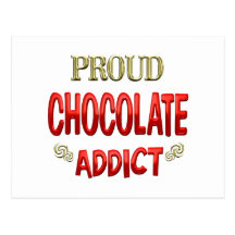 Chocolate Addict Postcards