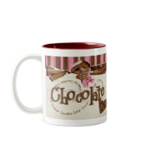 chocolate addiction coffee mug