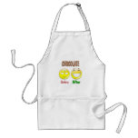Chocolate Before After Aprons