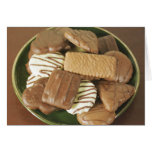 Chocolate biscuits cards