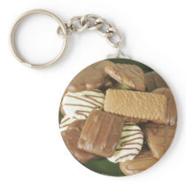 Chocolate biscuits key chain