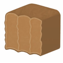Chocolate Bite Sculpture Cut Outs