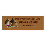 Chocolate Bookmark business cards