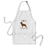 Chocolate Boston Terrier Apron