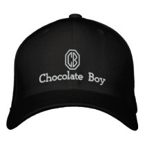 Chocolate Boy Hat Embroidered Baseball Caps