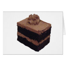 Chocolate Cake Card