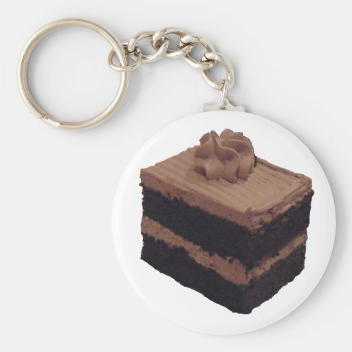Chocolate Cake Keychains