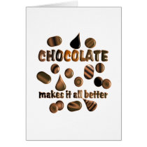 Chocolate Greeting Card