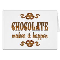 Chocolate cards