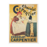 Chocolate Carpentier Vintage Hot Chocolate Ad Art postcards
