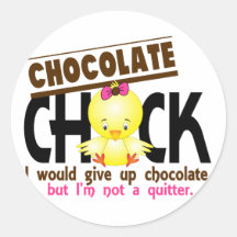 Chocolate Chick 1 Sticker