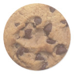 Chocolate Chip Cookie Round Sticker