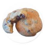 Chocolate Chip Cookie (w/ white background) stickers