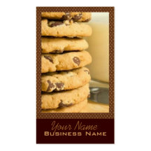 Chocolate Chip Cookies Business Cards