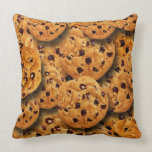Chocolate Chip Cookies Throw Pillow