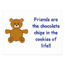 Chocolate Chips Post Cards