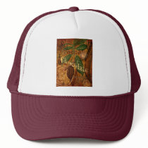 Chocolate Collage Mesh Hat