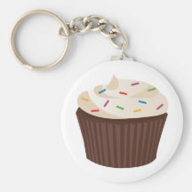 Chocolate Cupcake Keychain