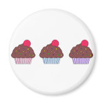 Chocolate CupCake Magnets