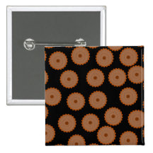 Chocolate Cupcake Pattern. Buttons