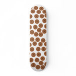 Chocolate Cupcake Pattern. Illustration. Custom skateboards