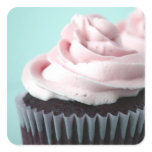 Chocolate Cupcake Pink Vanilla Frosting stickers