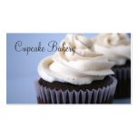 Chocolate Cupcakes Vanilla Frosting Business Cards