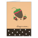 Chocolate Dipped Strawberries cards