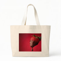 Chocolate Dipped Strawberry Tote Bag