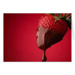 Chocolate Dipped Strawberry Cards