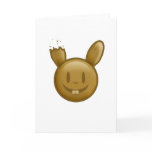 Chocolate Easter Bunny Greeting Cards