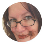 Chocolate faced sticker!
