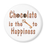Chocolate Happiness magnets