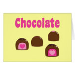 Chocolate Heart Bonbons cards