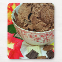 Chocolate ice cream mouse pads