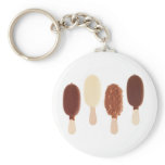 Chocolate ice creams keychains