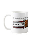 Chocolate is a need! mugs
