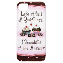 Chocolate is the answer iPhone 5 covers