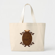 Chocolate Jesus Canvas Bags