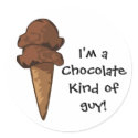 Chocolate Kind of Guy Sticker