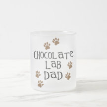 Chocolate Lab Dad Mugs