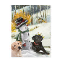 Chocolate Lab Loves Christmas Cards