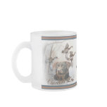 Chocolate  Lab w pheasants Mug