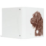 Chocolate Labradoodle Binder